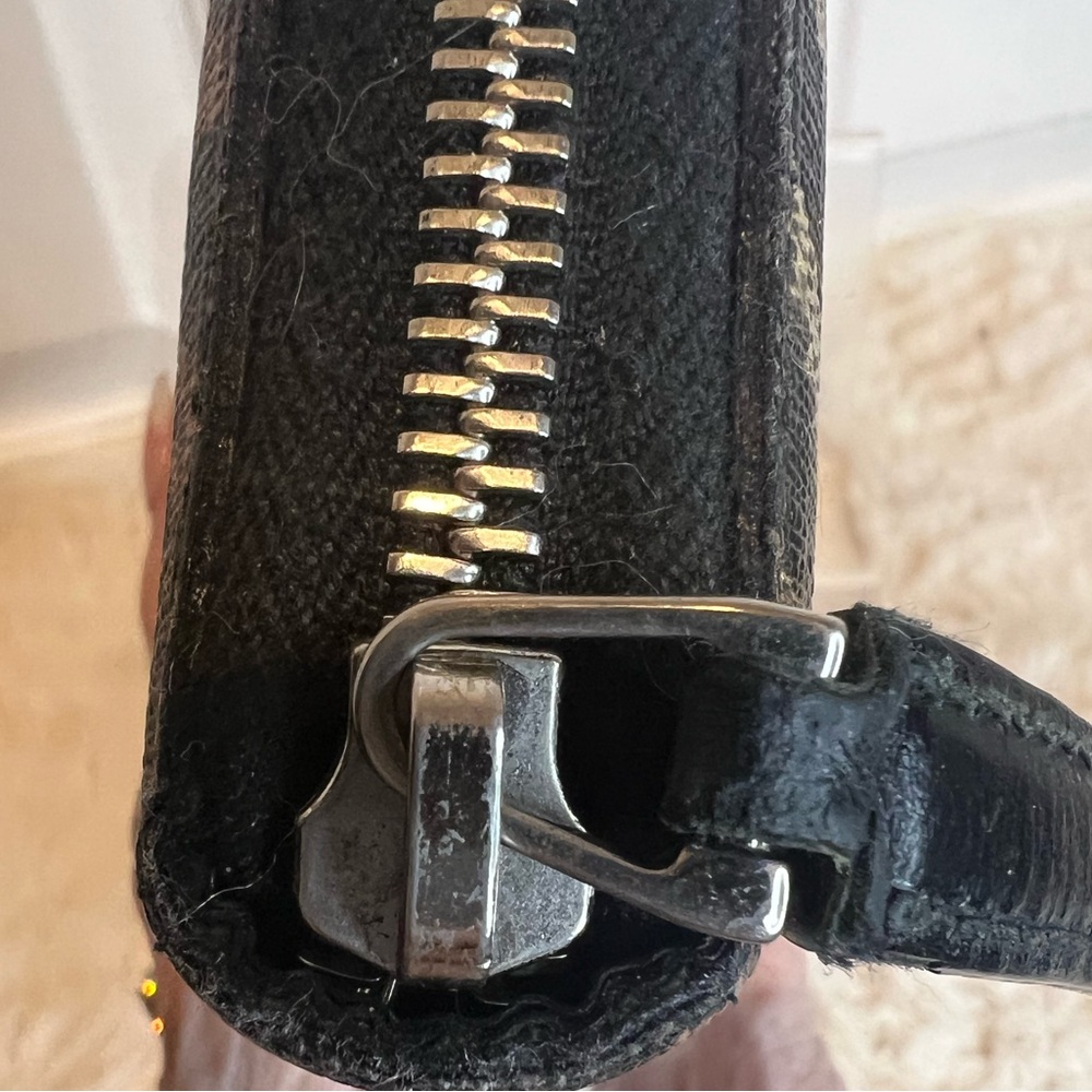 GUCCI GG KALEIDO SUPREME LEATHER ZIP AROUND LONG WALLET - Picture 5 of 14